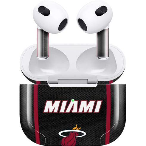 NBA Miami Heat Jersey Apple AirPods (3rd Gen 2021) Skin