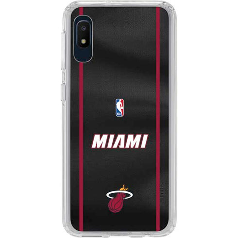 NBA Miami Heat Jersey Galaxy A10e Clear Case