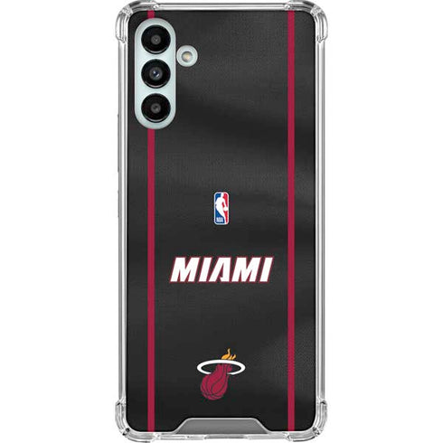 NBA Miami Heat Jersey Galaxy A13 5G Clear Case