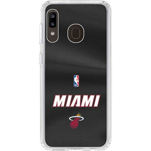 NBA Miami Heat Jersey Galaxy A20 Clear Case