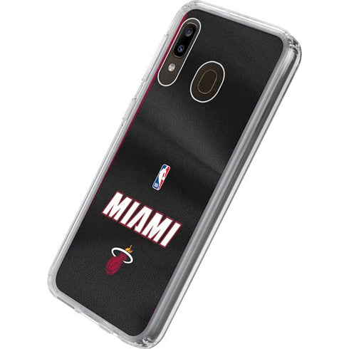 NBA Miami Heat Jersey Galaxy A20 Clear Case