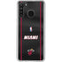 NBA Miami Heat Jersey Galaxy A21 Clear Case