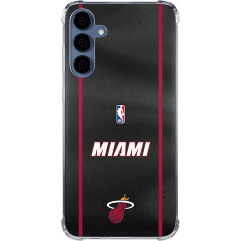 NBA Miami Heat Jersey Galaxy A35 5G Clear Case