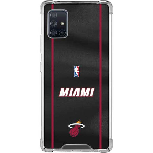 NBA Miami Heat Jersey Galaxy A51 5G Clear Case
