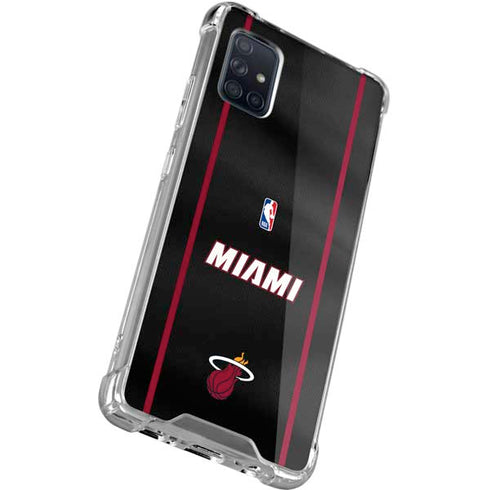 NBA Miami Heat Jersey Galaxy A51 5G Clear Case