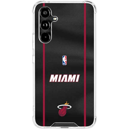 NBA Miami Heat Jersey Galaxy A54 5G Clear Case