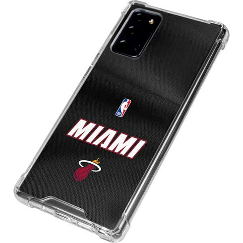 NBA Miami Heat Jersey Galaxy Note20 5G Clear Case