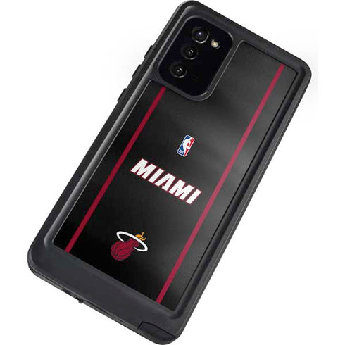 NBA Miami Heat Jersey Galaxy Note20 5G Waterproof Case