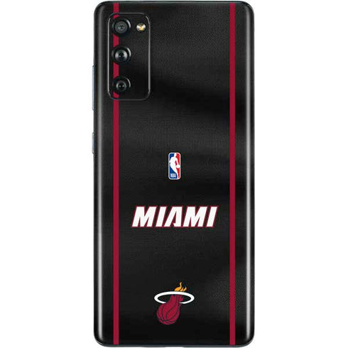 NBA Miami Heat Jersey Galaxy S20 Fan Edition Skin