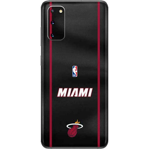 NBA Miami Heat Jersey Galaxy S20 Skin