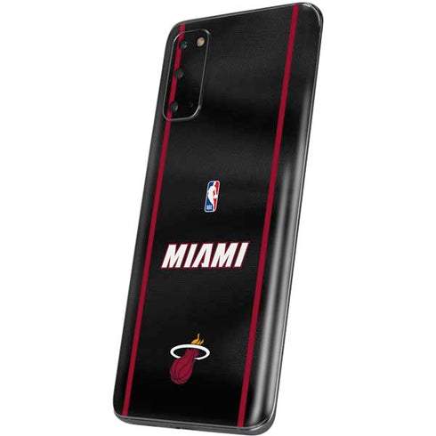 NBA Miami Heat Jersey Galaxy S20 Skin