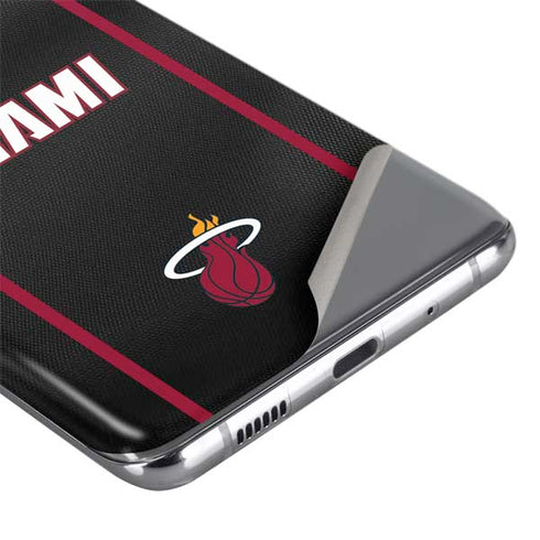 NBA Miami Heat Jersey Galaxy S20 Skin