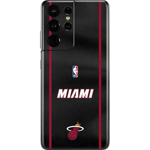 NBA Miami Heat Jersey Galaxy S21 Ultra 5G Skin