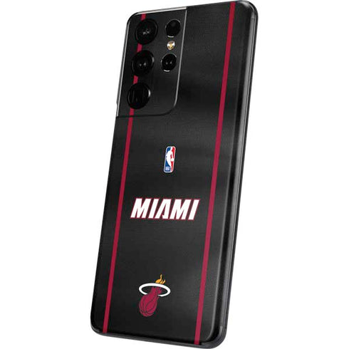 NBA Miami Heat Jersey Galaxy S21 Ultra 5G Skin