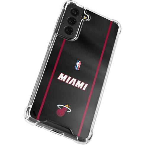 NBA Miami Heat Jersey Galaxy S22 Plus Clear Case