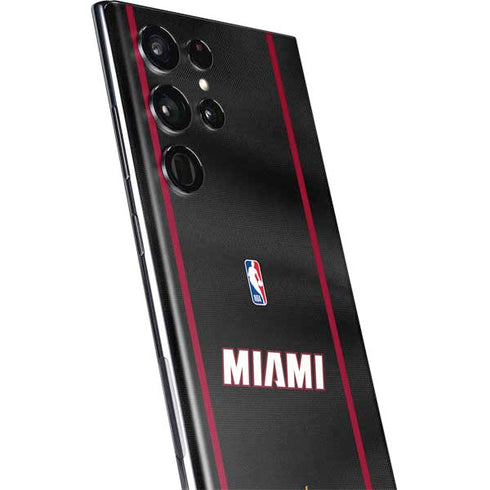 NBA Miami Heat Jersey Galaxy S22 Ultra Skin