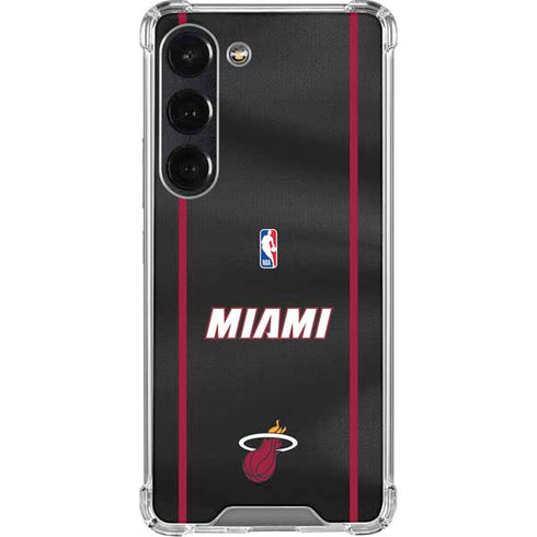 NBA Miami Heat Jersey Galaxy S23 Clear Case