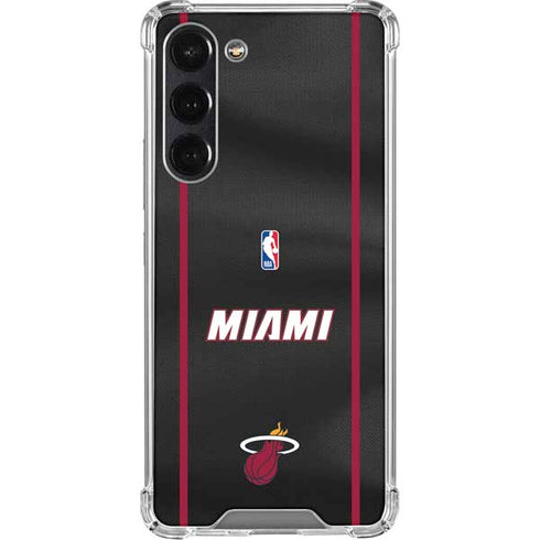 NBA Miami Heat Jersey Galaxy S23 FE Clear Case