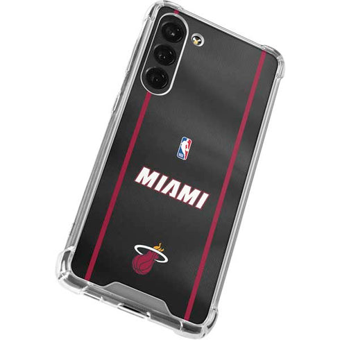 NBA Miami Heat Jersey Galaxy S23 FE Clear Case
