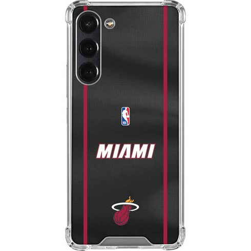 NBA Miami Heat Jersey Galaxy S23 Plus Clear Case
