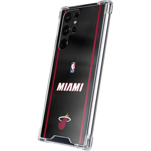 NBA Miami Heat Jersey Galaxy S23 Ultra Clear Case