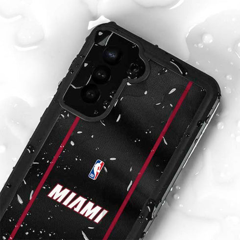 NBA Miami Heat Jersey Galaxy S24 Plus Waterproof Case