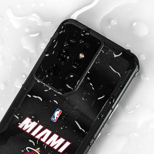NBA Miami Heat Jersey Galaxy S24 Ultra Waterproof Case