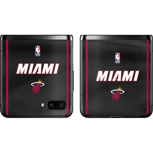 NBA Miami Heat Jersey Galaxy Z Flip Skin