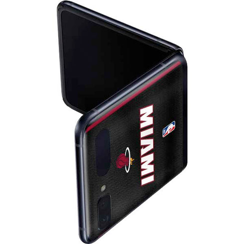 NBA Miami Heat Jersey Galaxy Z Flip Skin