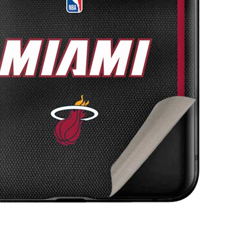 NBA Miami Heat Jersey Galaxy Z Flip Skin