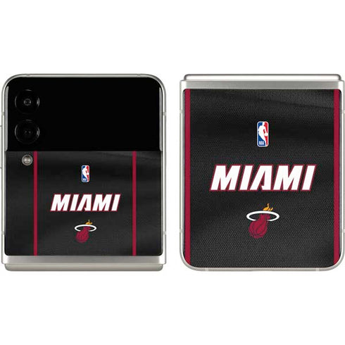 NBA Miami Heat Jersey Galaxy Z Flip3 5G Skin