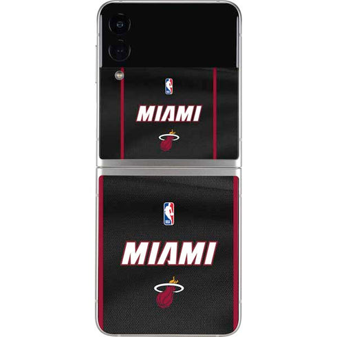 NBA Miami Heat Jersey Galaxy Z Flip3 5G Skin