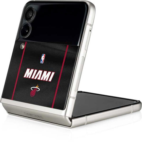 NBA Miami Heat Jersey Galaxy Z Flip3 5G Skin