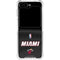 NBA Miami Heat Jersey Galaxy Z Flip5 5G Clear Case