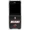 NBA Miami Heat Jersey Galaxy Z Flip6 Clear Case