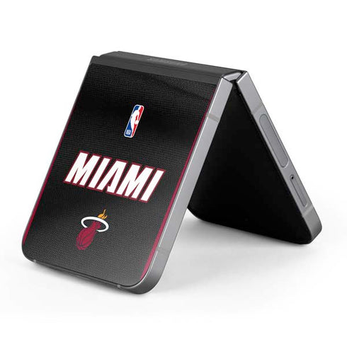 NBA Miami Heat Jersey Galaxy Z Flip6 Skin