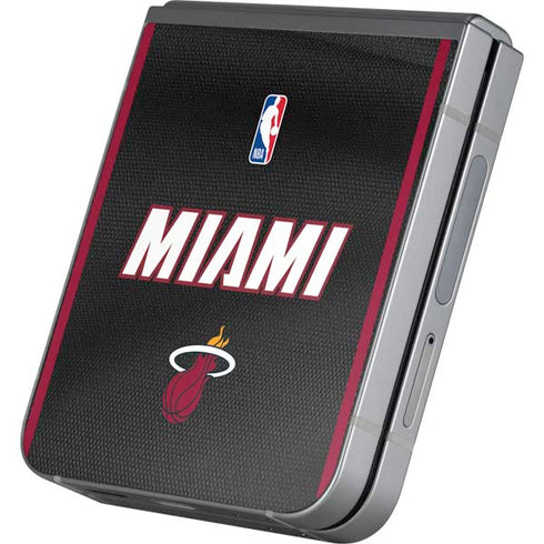 NBA Miami Heat Jersey Galaxy Z Flip6 Skin