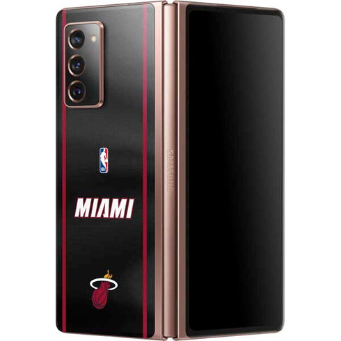 NBA Miami Heat Jersey Galaxy Z Fold2 5G Skin