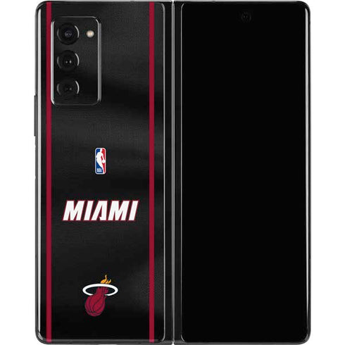 NBA Miami Heat Jersey Galaxy Z Fold2 5G Skin