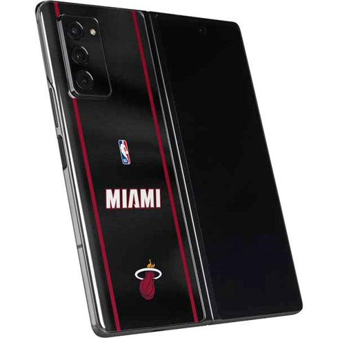 NBA Miami Heat Jersey Galaxy Z Fold2 5G Skin