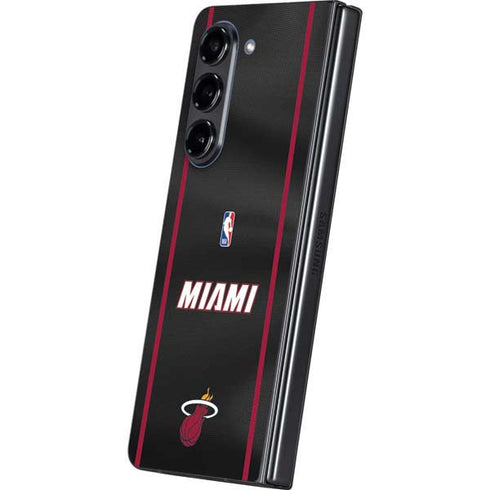 NBA Miami Heat Jersey Galaxy Z Fold5 5G Skin