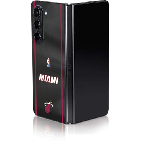 NBA Miami Heat Jersey Galaxy Z Fold5 5G Skin