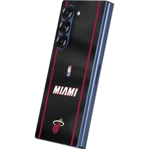 NBA Miami Heat Jersey Galaxy Z Fold6 Skin