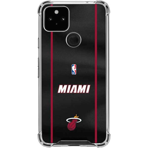 NBA Miami Heat Jersey Google Pixel 4a 5G Clear Case