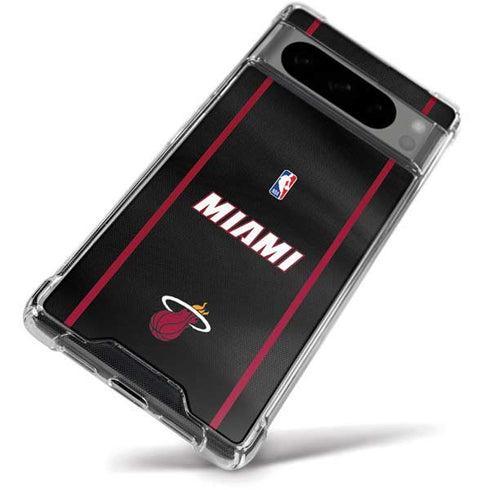 NBA Miami Heat Jersey Google Pixel 8 Pro Clear Case
