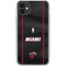 NBA Miami Heat Jersey iPhone 11 Clear Case