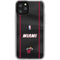 NBA Miami Heat Jersey iPhone 11 Pro Clear Case