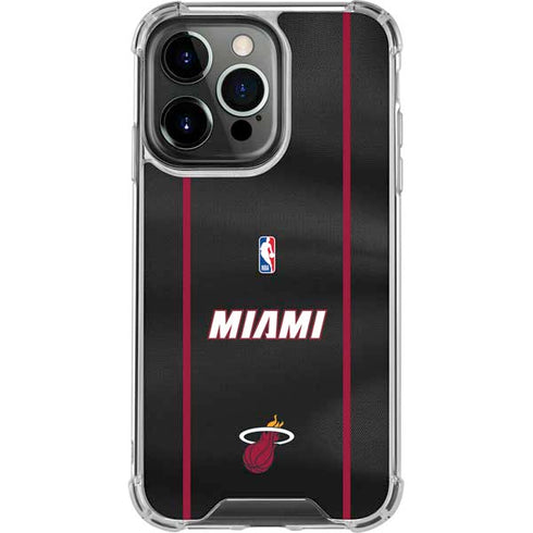 NBA Miami Heat Jersey iPhone 13 Pro Clear Case