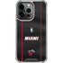 NBA Miami Heat Jersey iPhone 13 Pro Clear Case