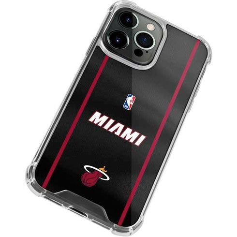 NBA Miami Heat Jersey iPhone 13 Pro Clear Case